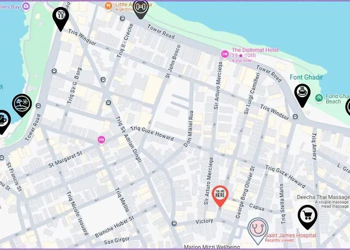 Lägenhet Naomi's - Designer Furnished In The Heart Of Sliema